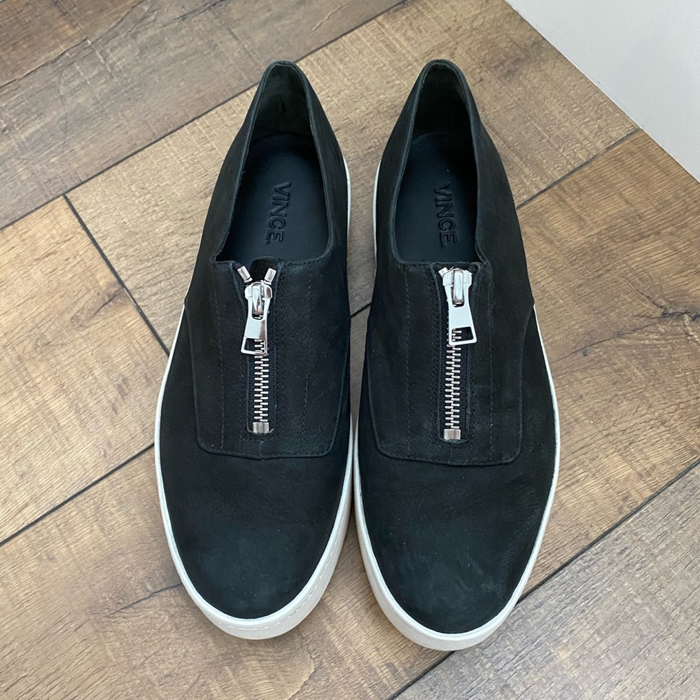 VINCE platform suede sneakers - Picture 3 of 10